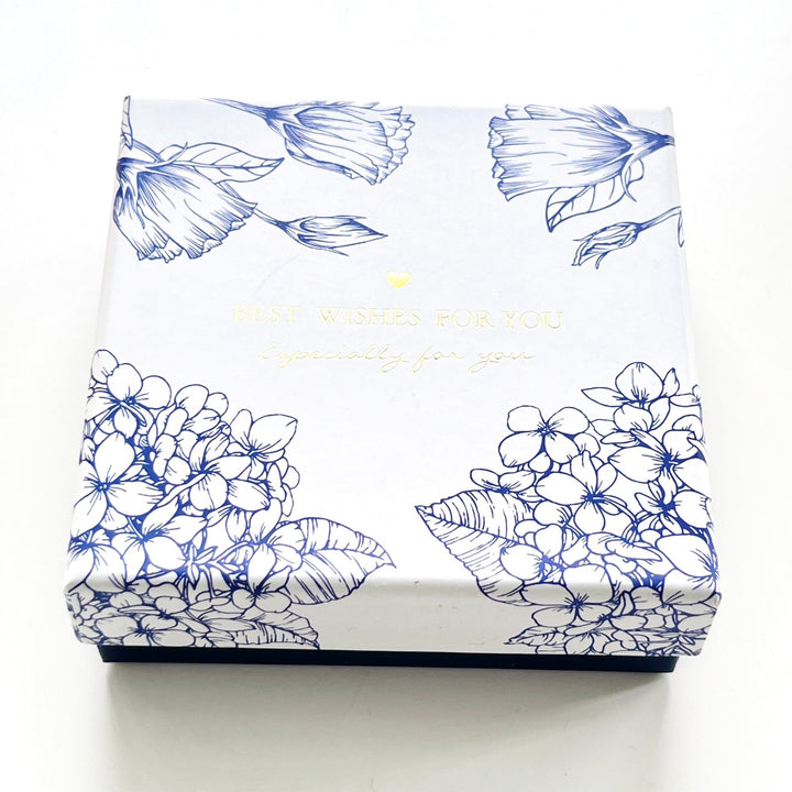 Hydrangea Floral Jewelry Gift Box - Natural Bunny Accessories