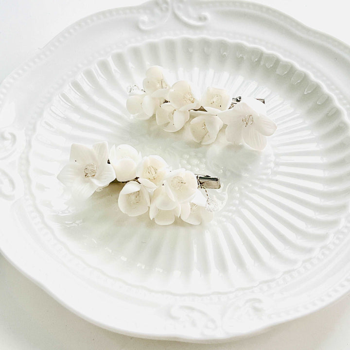 Jasmine Floral Hair Clip