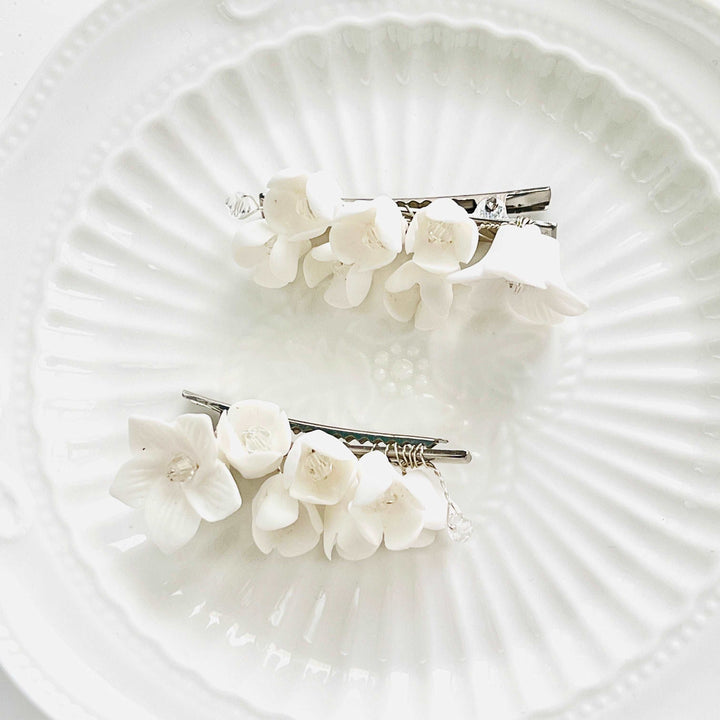 Jasmine Floral Hair Clip
