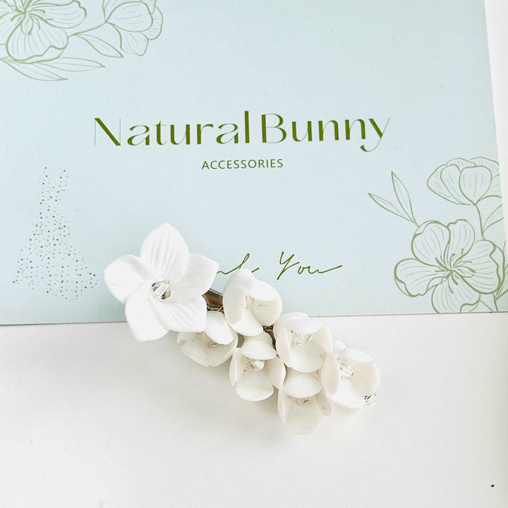 Jasmine Floral Hair Clip