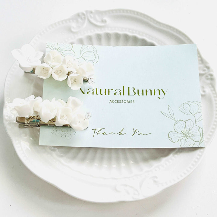 Jasmine Floral Hair Clip