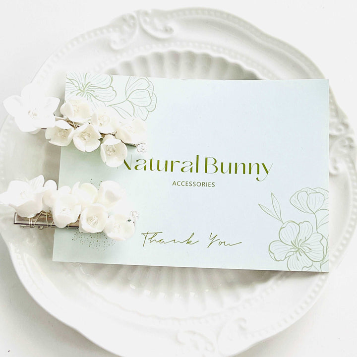 Jasmine Floral Hair Clip