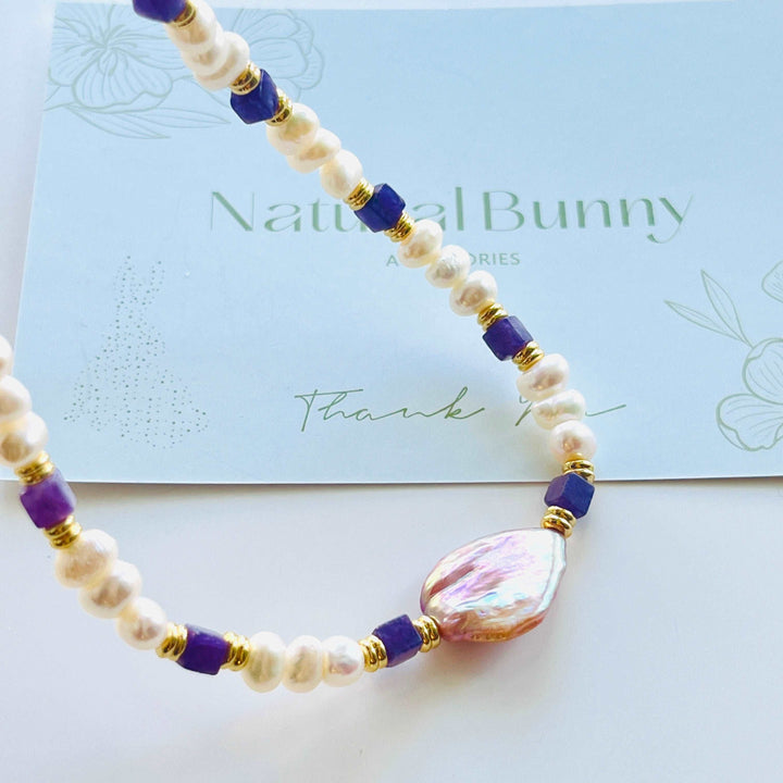 Lavender Freshwater Pearl Necklace