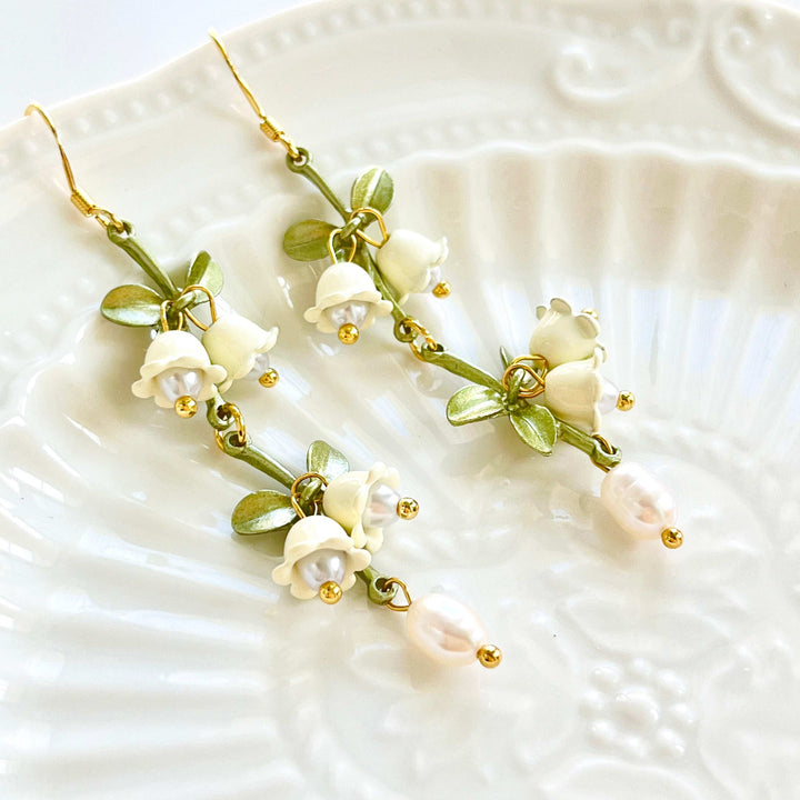 Lily Of The Valley Dangle Earrings