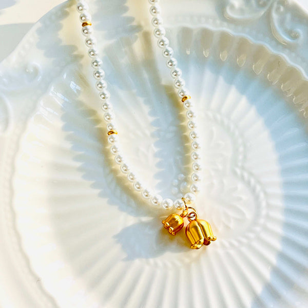 Lily Of The Valley Pearl Necklace