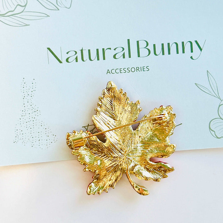 Maple Leaf Brooch