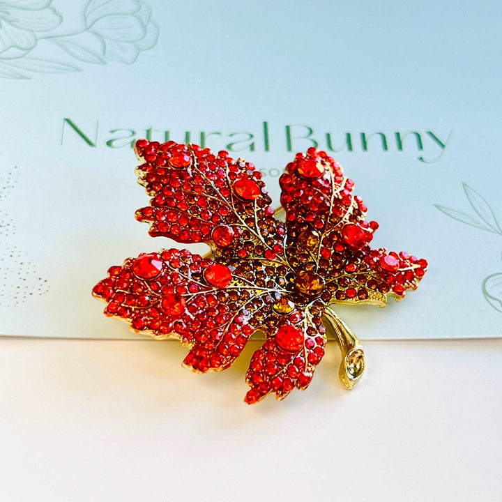 Maple Leaf Brooch