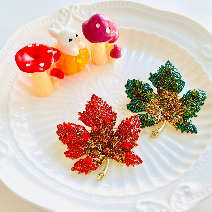 Maple Leaf Brooch