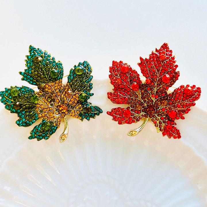 Maple Leaf Brooch