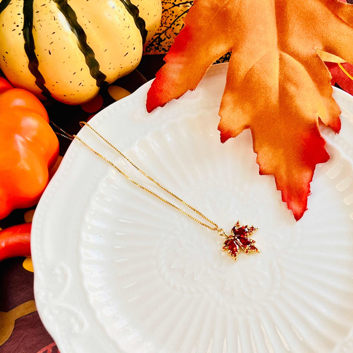Maple Leaf Necklace