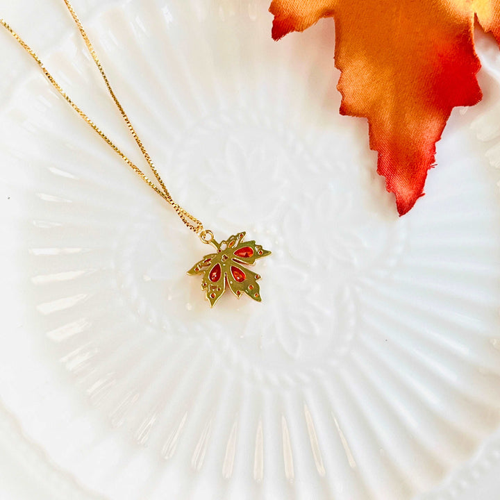 Maple Leaf Necklace