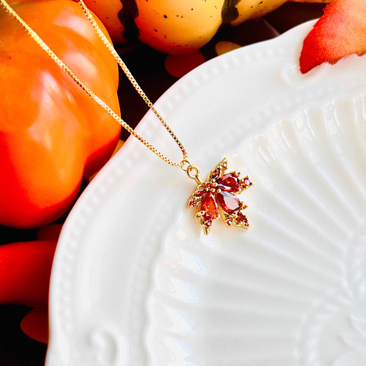 Maple Leaf Necklace