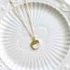 Minimalist White Shell Pendant Necklace - Natural Bunny Accessories