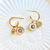 Mother Of Pearl Dangle Earrings - Natural Bunny Accessories