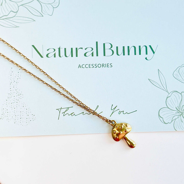 Mushroom Pendant Necklace