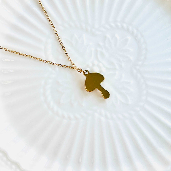 Mushroom Pendant Necklace