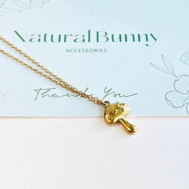 Mushroom Pendant Necklace