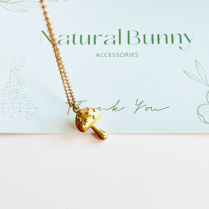 Mushroom Pendant Necklace