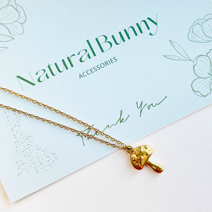 Mushroom Pendant Necklace