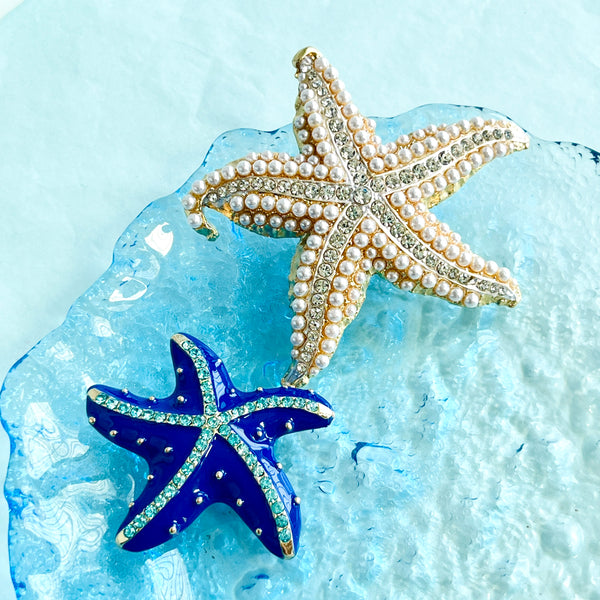 Pearl Starfish Brooch
