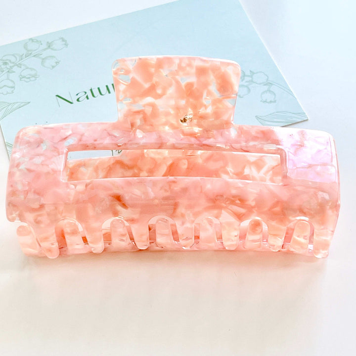 Pink Cherry Blossom Hair Claw Clip
