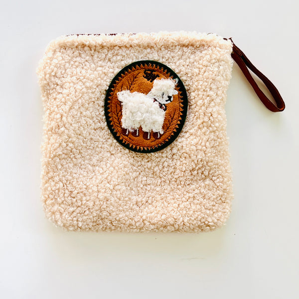 Plush Sheep Pouch