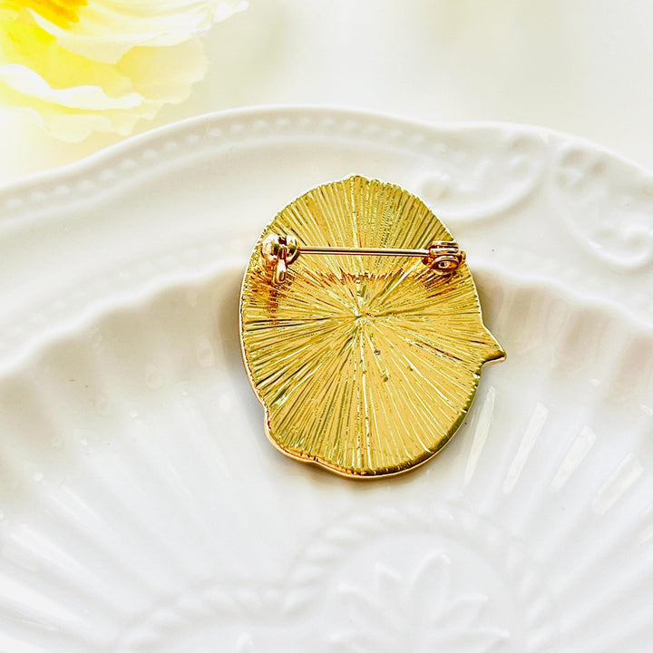 Purple Hydrangea Brooch Pin - Natural Bunny Accessories