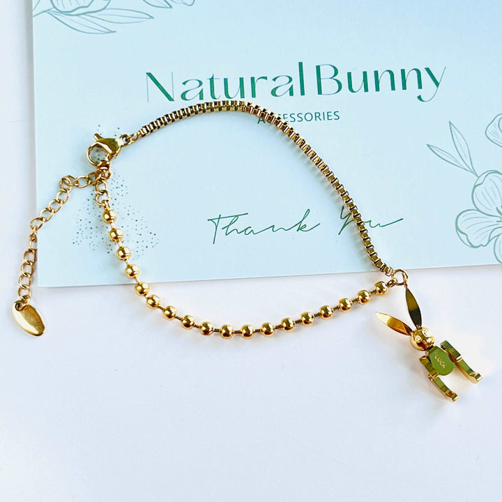 Rabbit Robot Pendant Bracelet