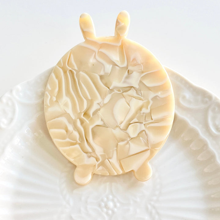 Rabbit Shaped Pocket Mirror - Natural Bunny Accessories