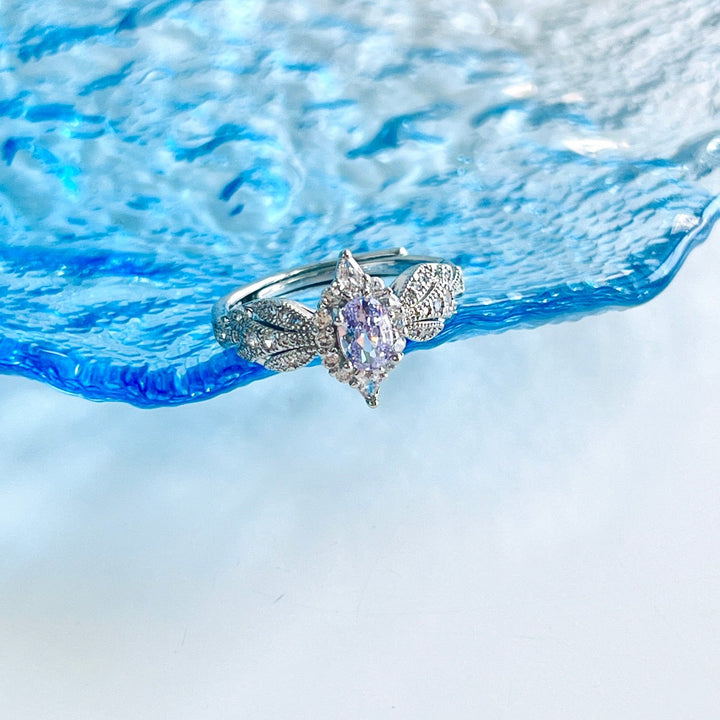 Retro Lavender Adjustable Ring - Natural Bunny Accessories