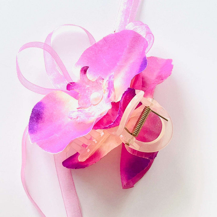 Romantic Orchid Hair Claw Clip