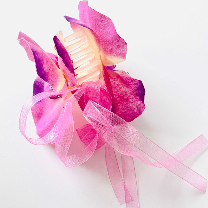 Romantic Orchid Hair Claw Clip