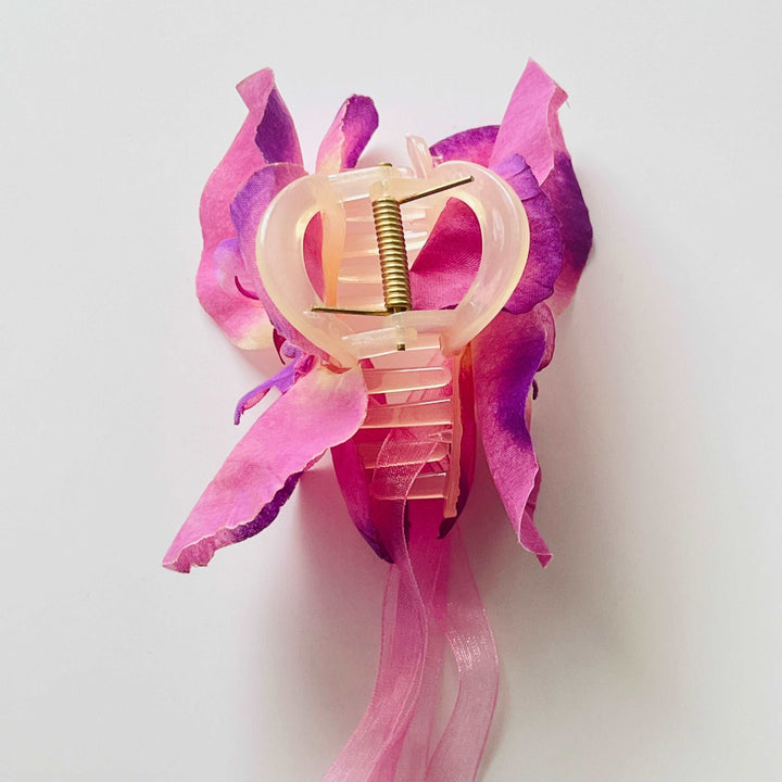 Romantic Orchid Hair Claw Clip