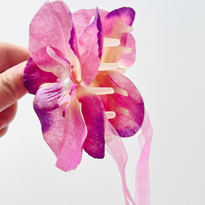 Romantic Orchid Hair Claw Clip