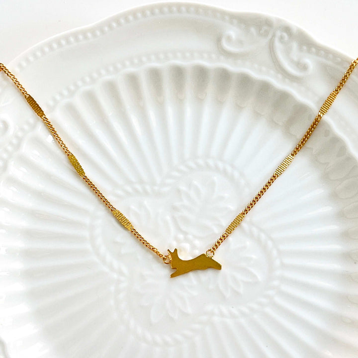 Running Rabbit Necklace