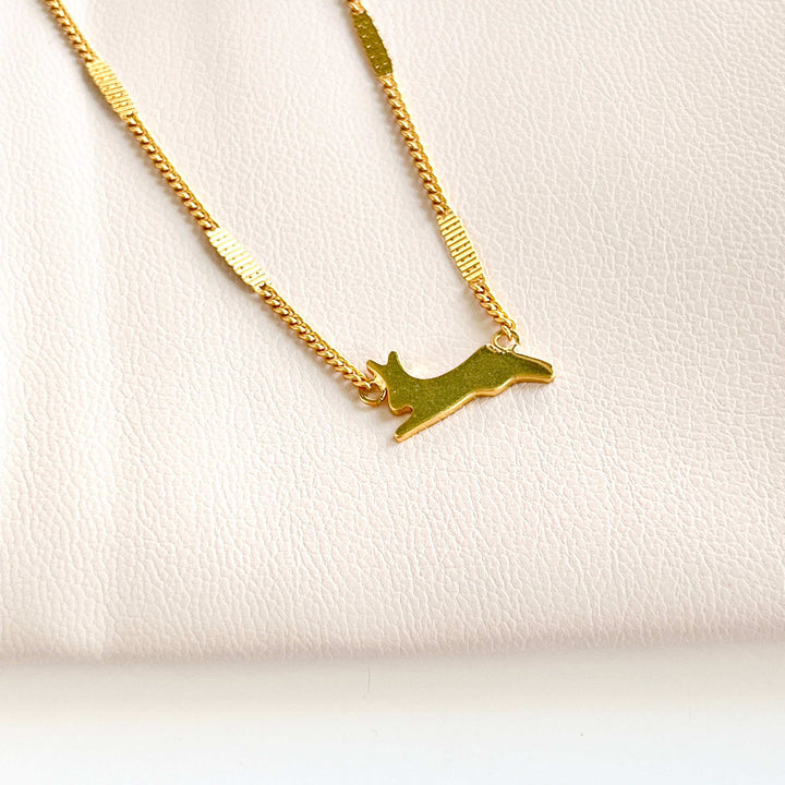 Running Rabbit Necklace