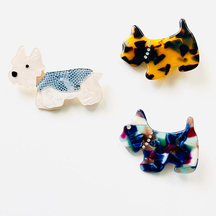 Scottish Terrier Duckbill Hair Clip