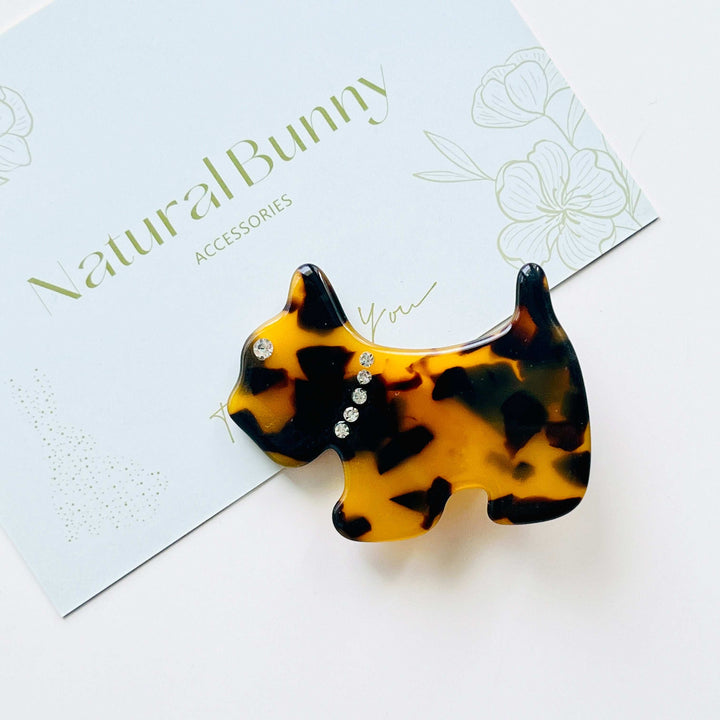 Scottish Terrier Duckbill Hair Clip
