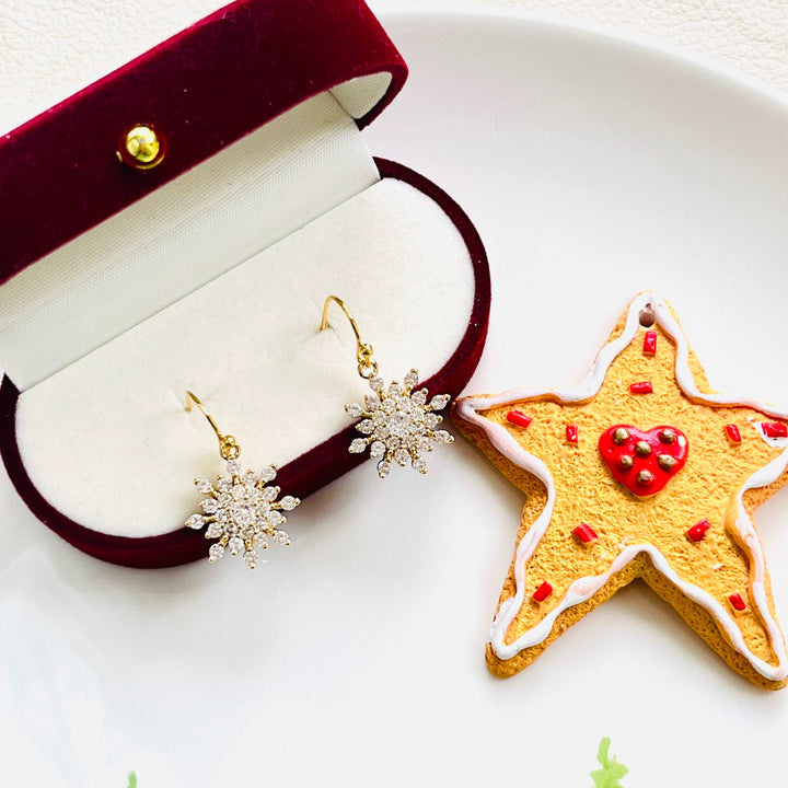 Snowflake Hook Earrings