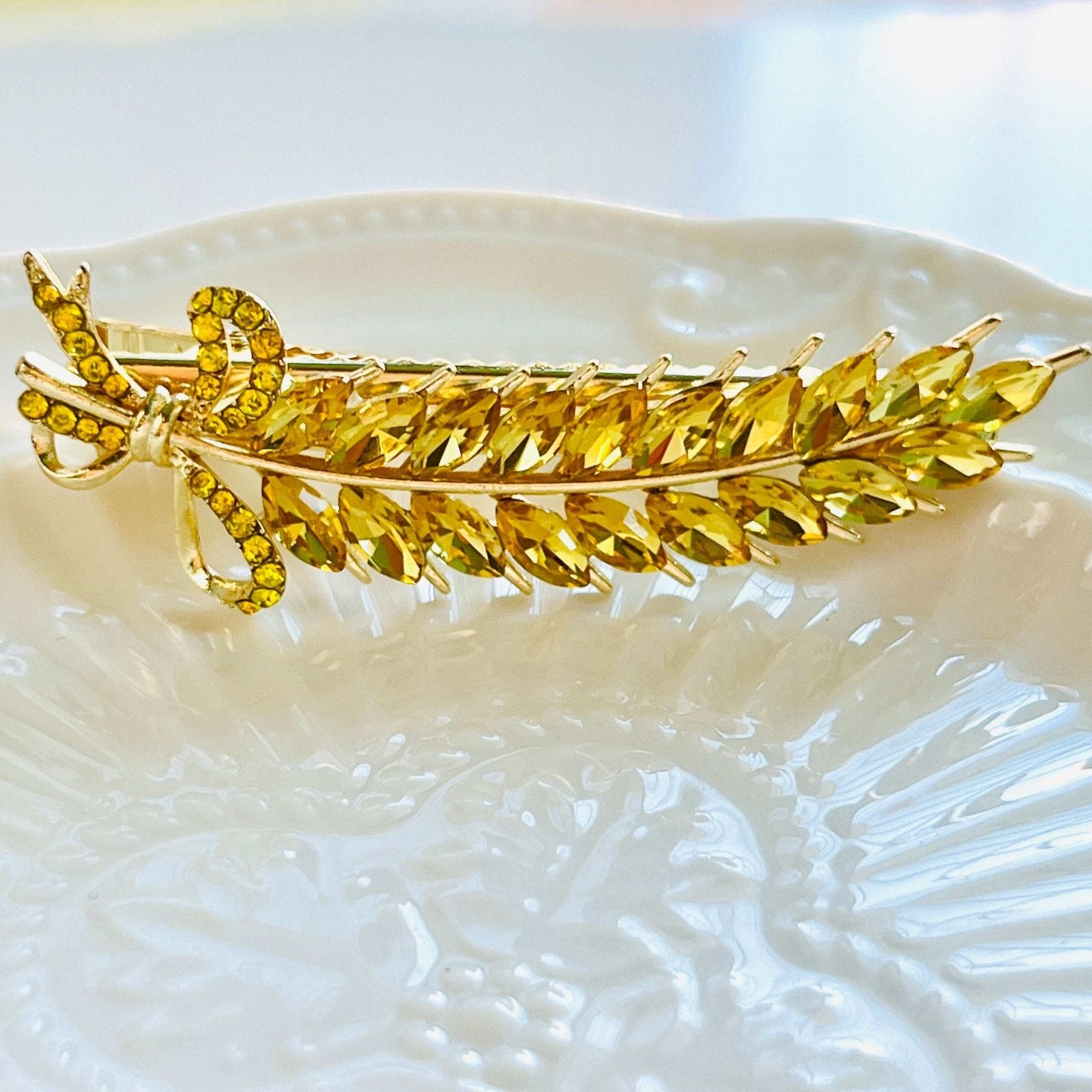 Sparkling Wheat Duckbill Hair Clip – Natural Bunny Accessories