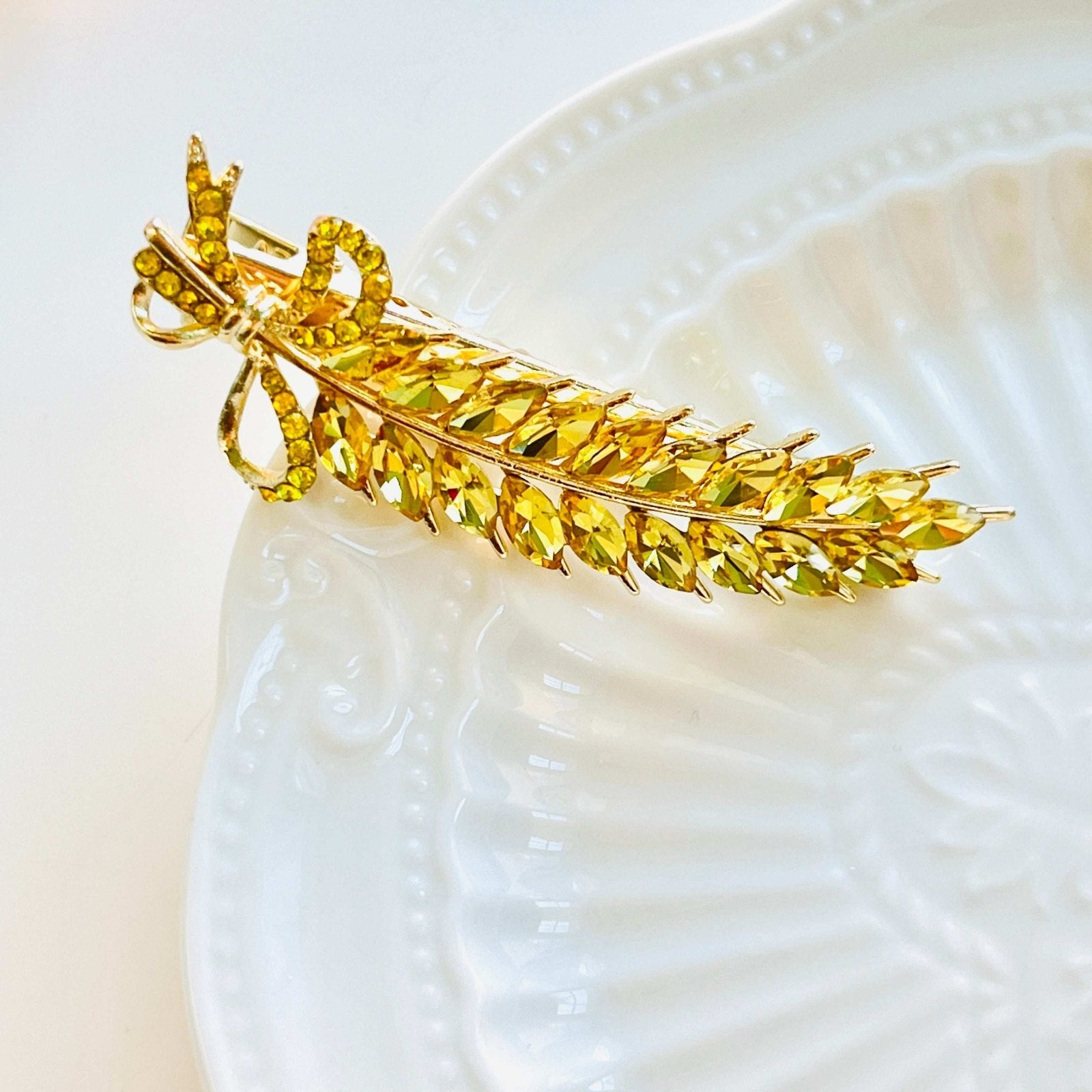 Sparkling Wheat Duckbill Hair Clip – Natural Bunny Accessories