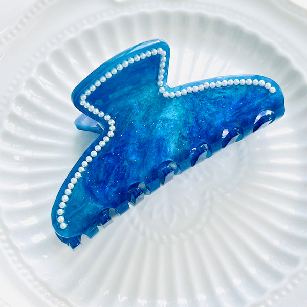 Pinza para el pelo con diseño de cielo estrellado