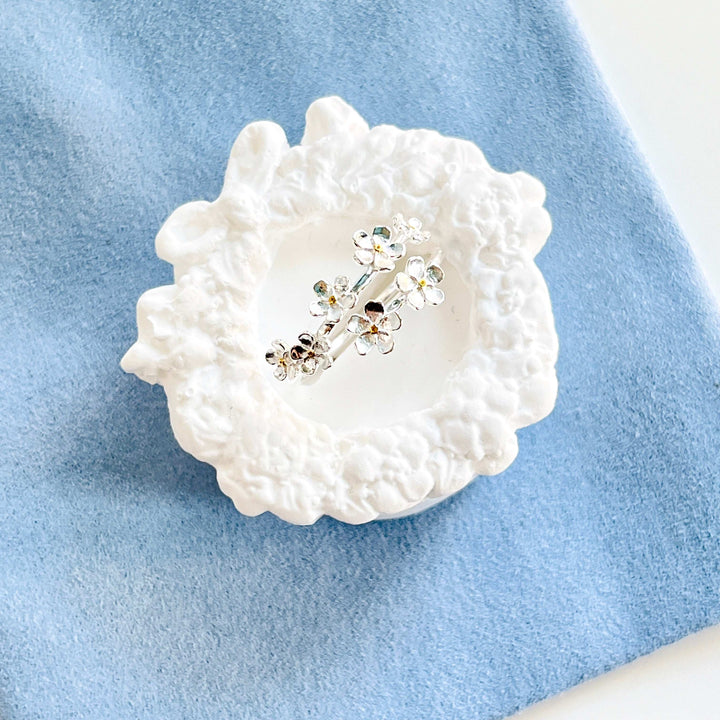 Sterling Silver Forget-me-not Ring