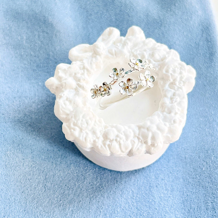 Sterling Silver Forget-me-not Ring