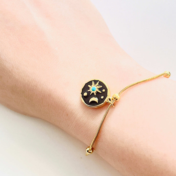 Sun Moon Charm Bracelet