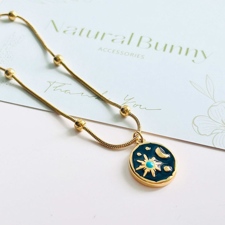Sun Moon Charm Bracelet