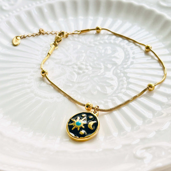 Sun Moon Charm Bracelet