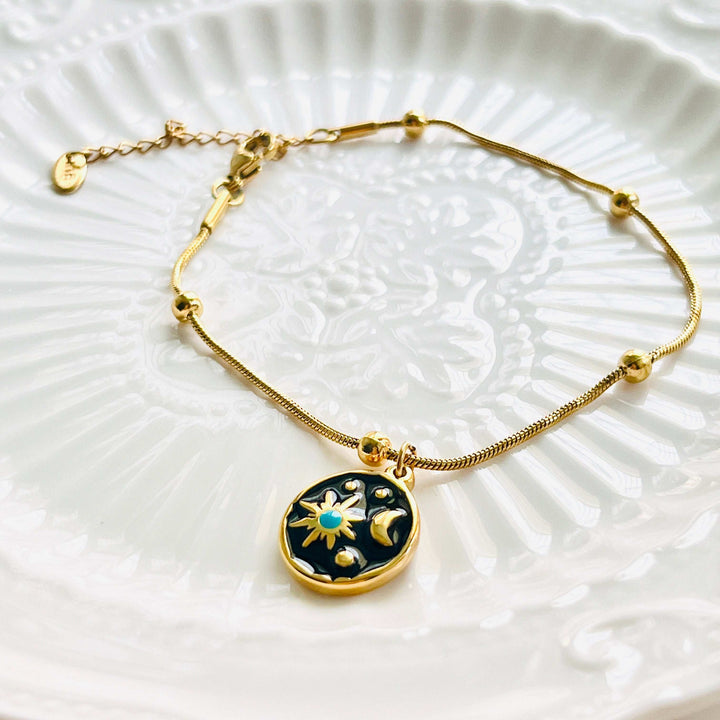 Sun Moon Charm Bracelet