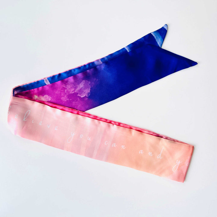 Sunset Glow Skinny Scarf