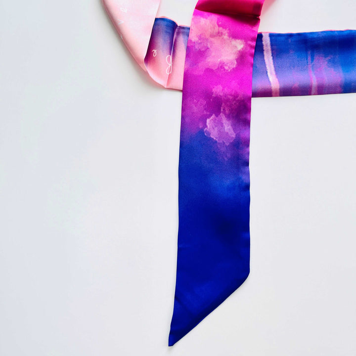 Sunset Glow Skinny Scarf